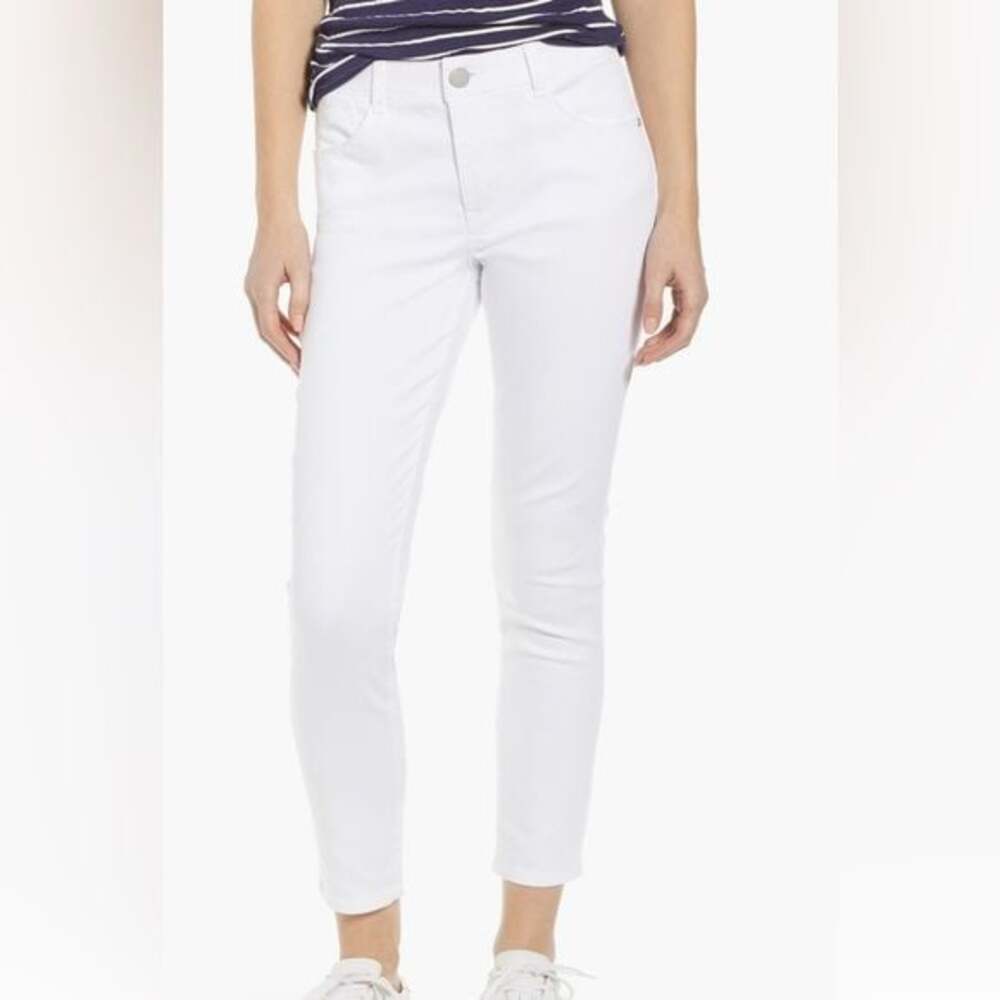 Wit & Wisdom white Jeans High Waisted Women's Ankle length, Size 16